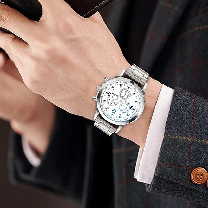 Business Watch & Bracelet Set
