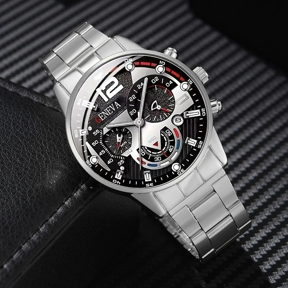 4-Piece Watch & Jewelry Set