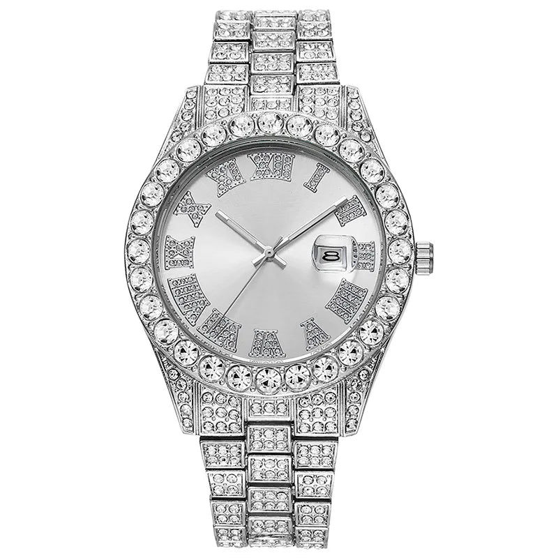 Luxury Gold Quartz Watch