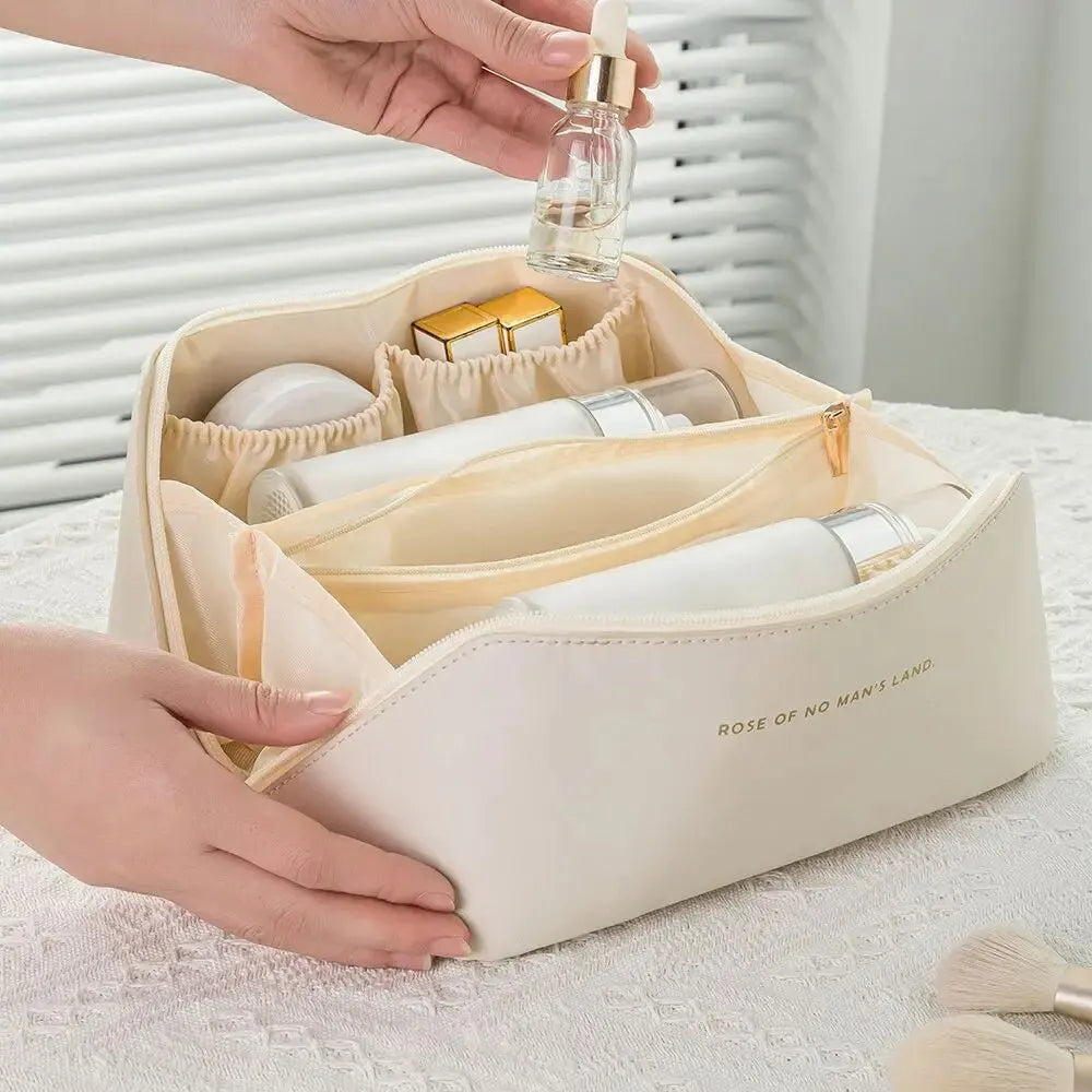 Travel Makeup Bag – Luxury Cosmetic Organizer