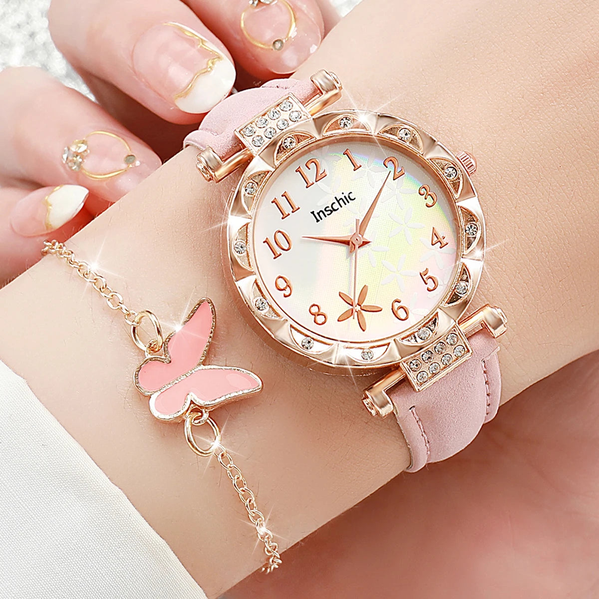 6-Piece Flower Watch Set — short