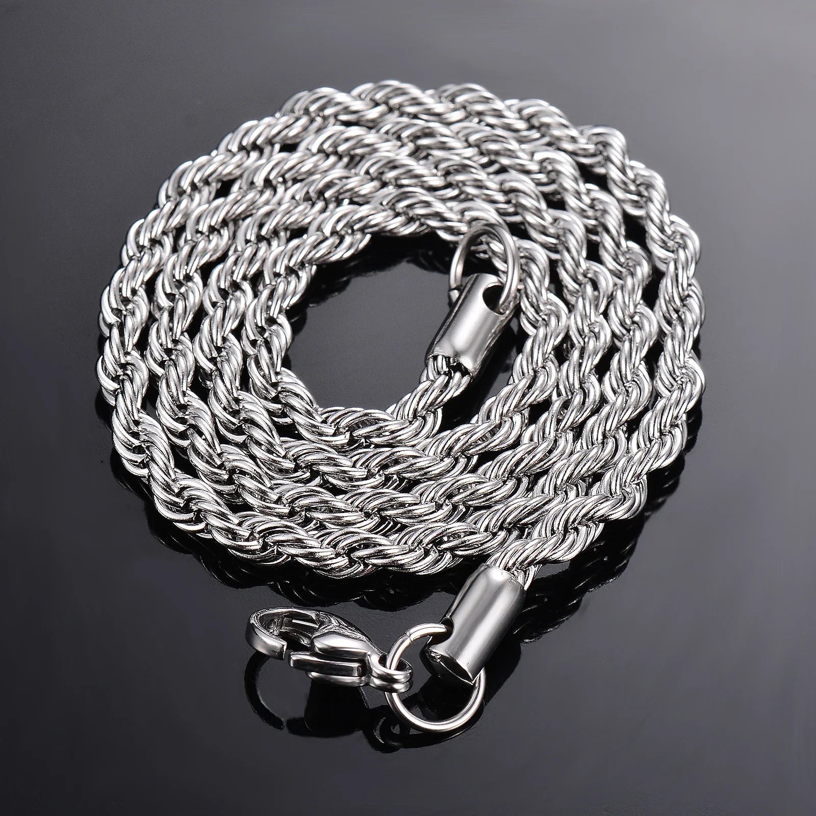 925 Sterling Silver Rope Chain