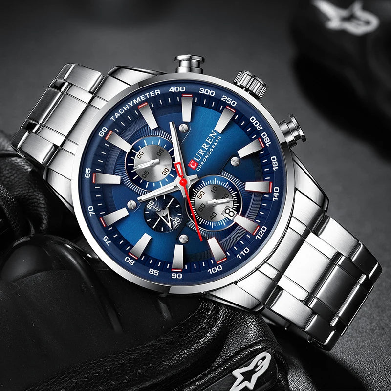 CURREN Luxury Chronograph Watc