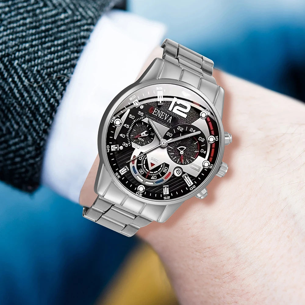 4-Piece Watch & Jewelry Set