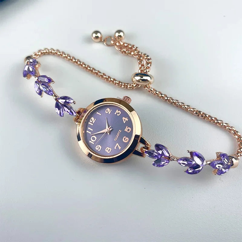 Luxury Rhinestone Bracelet Watch
