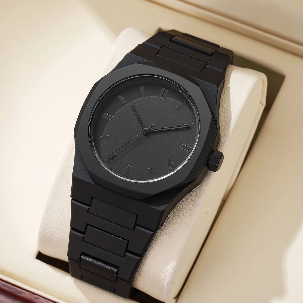 All-Black Arabic Dial Watch