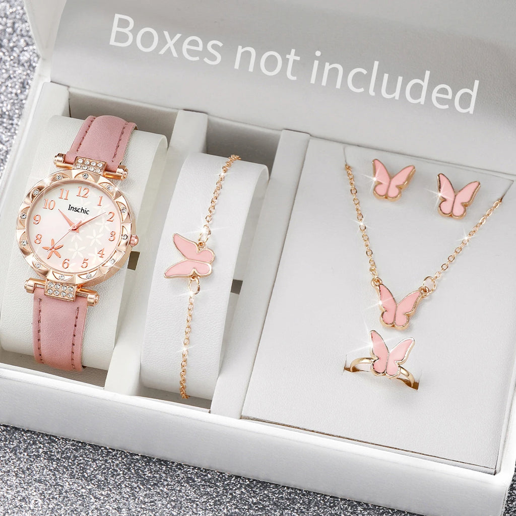 6-Piece Flower Watch Set — short
