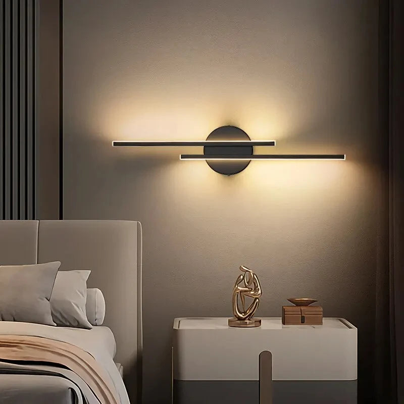 Nordic Double Line LED Wall Lamp